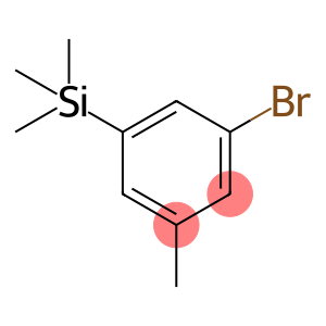 Benzene, 1-bromo-3-methyl-5-(trimethylsilyl)-