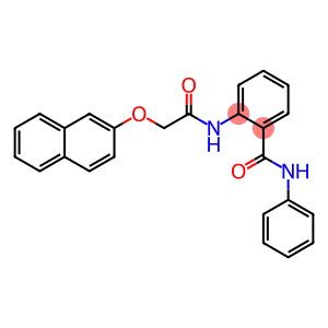 2-{[(2-naphthyloxy)acetyl]amino}-N-phenylbenzamide
