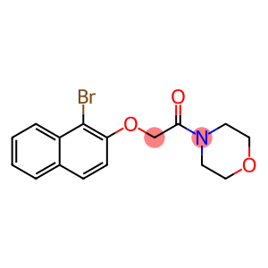 Ethanone, 2-[(1-bromo-2-naphthalenyl)oxy]-1-(4-morpholinyl)-