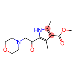 methyl 2,4-dimethyl-5-(4-morpholinylacetyl)-1H-pyrrole-3-carboxylate