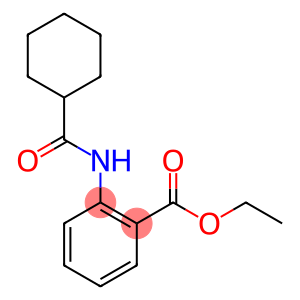 2-[(cyclohexyl-oxomethyl)amino]benzoic acid ethyl ester
