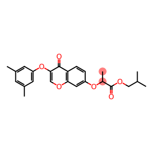 isobutyl 2-{[3-(3,5-dimethylphenoxy)-4-oxo-4H-chromen-7-yl]oxy}propanoate