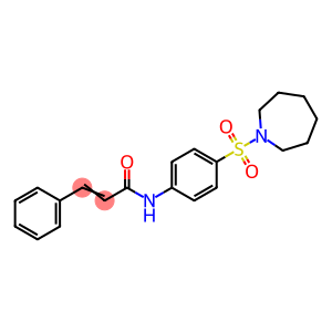 2-Propenamide, N-[4-[(hexahydro-1H-azepin-1-yl)sulfonyl]phenyl]-3-phenyl-
