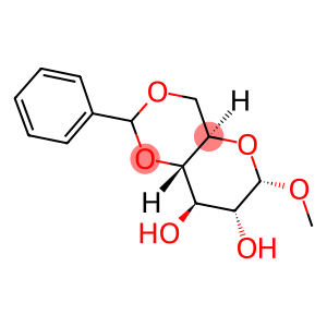 (+)-(4,6-O-苯亚甲基)甲基-ALPHA-D-吡喃葡萄糖苷