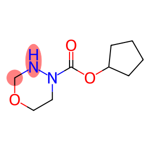 4H-1,3,4-Oxadiazine-4-carboxylicacid,tetrahydro-,cyclopentylester(9CI)