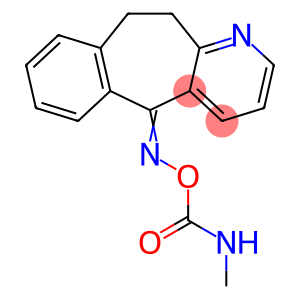 5H-Benzo[4,5]cyclohepta[1,2-b]pyridin-5-one, 10,11-dihydro-, O-(methylcarbamoyl)oxime (8CI)