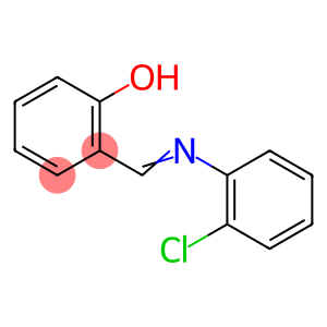 2-((E)-[(2-Chlorophenyl)imino]methyl)phenol