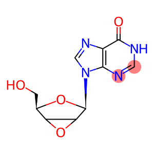 9-(2,3-Anhydro-β-D-ribofuranosyl)-1,9-dihydro-6H-purin-6-one
