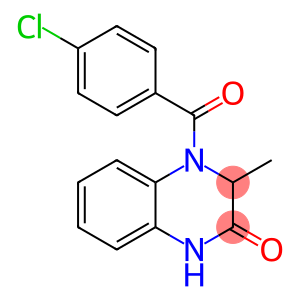 4-(4-CHLOROBENZOYL)-3-METHYL-3,4-DIHYDRO-2(1H)-QUINOXALINONE