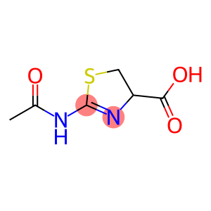 4-Thiazolecarboxylic acid, 2-(acetylamino)-4,5-dihydro-