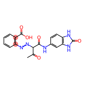 2-[[1,3-dioxo-1-[(2-oxo-1,3-dihydrobenzimidazol-5-yl)amino]butan-2-yl]diazenyl]benzoic acid