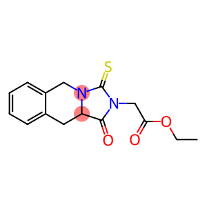 ETHYL 2-[1-OXO-3-THIOXO-1,5,10,10A-TETRAHYDROIMIDAZO[1,5-B]ISOQUINOLIN-2(3H)-YL]ACETATE