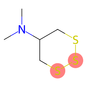N,N-Dimethyl-1,2,3-trithian-5-amine