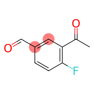 Benzaldehyde, 3-acetyl-4-fluoro- (9CI)