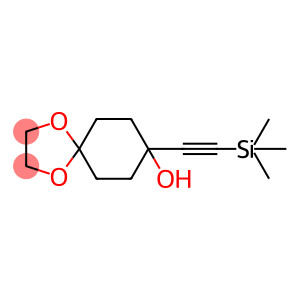 1,4-Dioxaspiro[4.5]decan-8-ol, 8-[2-(trimethylsilyl)ethynyl]-