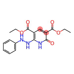 3,5-diethyl 2-hydroxy-6-(2-phenylhydrazin-1-yl)pyridine-3,5-dicarboxylate