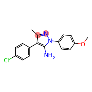 4-(4-CHLOROPHENYL)-1-(4-METHOXYPHENYL)-3-METHYL-1H-PYRAZOL-5-AMINE