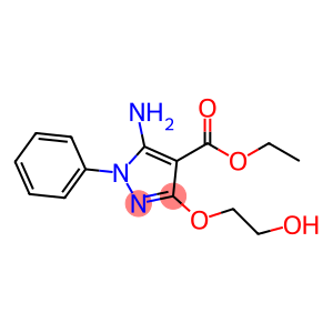 ETHYL 5-AMINO-3-(2-HYDROXYETHOXY)-1-PHENYL-1H-PYRAZOLE-4-CARBOXYLATE