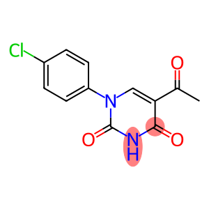 2,4(1H,3H)-Pyrimidinedione, 5-acetyl-1-(4-chlorophenyl)-