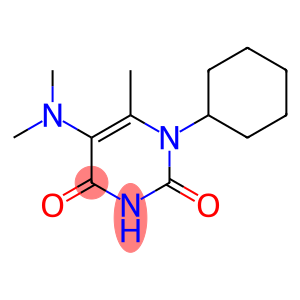 1-cyclohexyl-5-dimethylamino-6-methyl-pyrimidine-2,4-dione