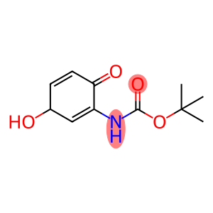 Carbamic acid, (3-hydroxy-6-oxo-1,4-cyclohexadien-1-yl)-, 1,1-dimethylethyl ester (9CI)