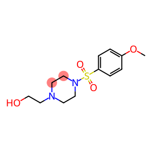 2-{4-[(4-Methoxyphenyl)sulfonyl]piperazino}-1-ethanol