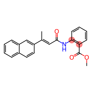 Benzoic acid, 2-[[(2E)-3-(2-naphthalenyl)-1-oxo-2-buten-1-yl]amino]-, methyl ester