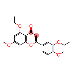 5-Ethoxy-2-(3-ethoxy-4-methoxyphenyl)-7-methoxy-4H-1-benzopyran-4-one