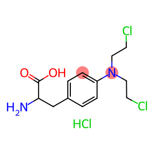 2-AMINO-3-(4-(BIS(2-CHLOROETHYL)AMINO)PHENYL)PROPANOIC ACID HYDROCHLORIDE (MELPHALAN HYDROCHLORIDE)