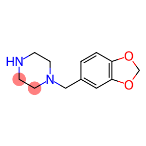 N-(3,4-亚甲二氧基苯甲基)哌嗪