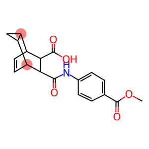 7-{[4-(methoxycarbonyl)anilino]carbonyl}tricyclo[3.2.2.0~2,4~]non-8-ene-6-carboxylic acid