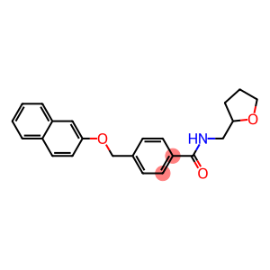 4-[(2-naphthyloxy)methyl]-N-(tetrahydro-2-furanylmethyl)benzamide