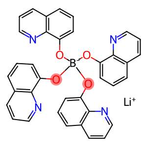 Lithium tetra(8-hydroxyquinolinato)boron