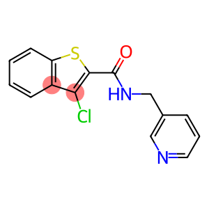 3-氯-N-(吡啶-3-基甲基)苯并[B]噻吩-2-甲酰胺