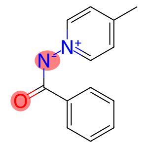 4-Methyl-1-[(α-oxylatobenzylidene)amino]pyridinium