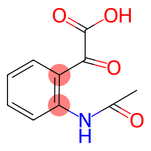 Benzeneacetic acid, 2-(acetylamino)-α-oxo-