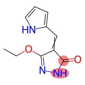 3H-Pyrazol-3-one, 5-ethoxy-2,4-dihydro-4-(1H-pyrrol-2-ylmethylene)-