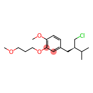 (R)-2-[4-methoxy-3-(3-methoxypropoxyl)]phenylmethyl-3-methyl-1-chlorobutane