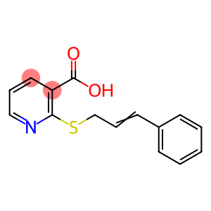 3-Pyridinecarboxylic acid, 2-[(3-phenyl-2-propen-1-yl)thio]-