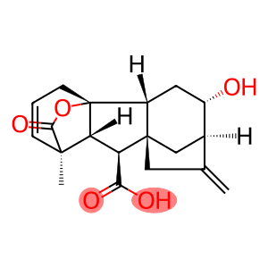 4aα,6α-Dihydroxy-1β-methyl-8-methylenegibba-2-ene-1α,10β-dicarboxylic acid 1,4a-lactone