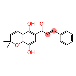 (E)-1-(5,8-Dihydroxy-2,2-dimethyl-2H-1-benzopyran-6-yl)-3-phenyl-2-propen-1-one