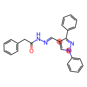 N'-[(1,3-diphenyl-1H-pyrazol-4-yl)methylene]-2-phenylacetohydrazide