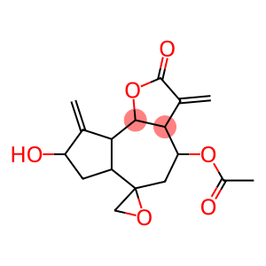 3,3a,4,5,6a,7,8,9,9a,9b-Decahydro-4-acetoxy-8-hydroxy-3,9-bis(methylene)spiro[azuleno[4,5-b]furan-6(2H),2'-oxiran]-2-one