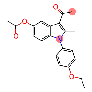 3-acetyl-1-(4-ethoxyphenyl)-2-methyl-1H-indol-5-yl acetate