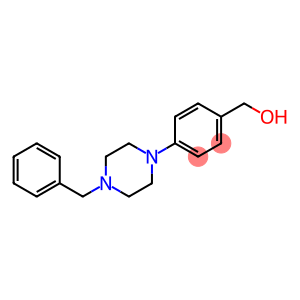 4-[4-(Phenylmethyl)-1-piperazinyl]-benzenemethanol