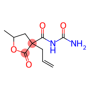 N-aminocarbonyl-5-methyl-2-oxo-3-prop-2-enyl-oxolane-3-carboxamide