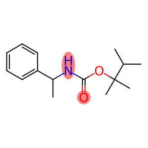 (α-Methylbenzyl)carbamic acid 1,1,2-trimethylpropyl ester