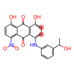 1,8-dihydroxy-4-[[3-(1-hydroxyethyl)phenyl]amino]-5-nitroanthraquinone
