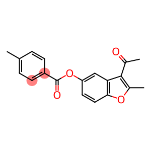 3-acetyl-2-methyl-1-benzofuran-5-yl 4-methylbenzoate
