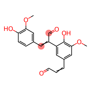 α-[2-Hydroxy-3-methoxy-5-(2-formylvinyl)phenyl]-3-methoxy-4-hydroxybenzeneacrylaldehyde